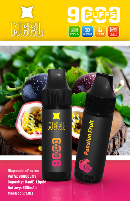 【MEEL 9000 PUFFS 一次性霧化棒】Marbo同款一次性抛棄式電子煙-多口味均衡輸出-大容量拋棄式-VAKA糖果雲煙館