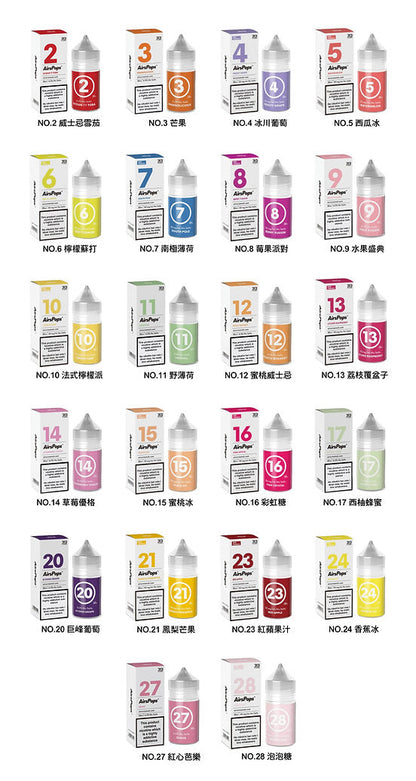 【AIRSCREAN AirsPops 313 數字電子煙油】原廠正品-艾爾斯凱姆煙油-VAKA糖果雲煙館