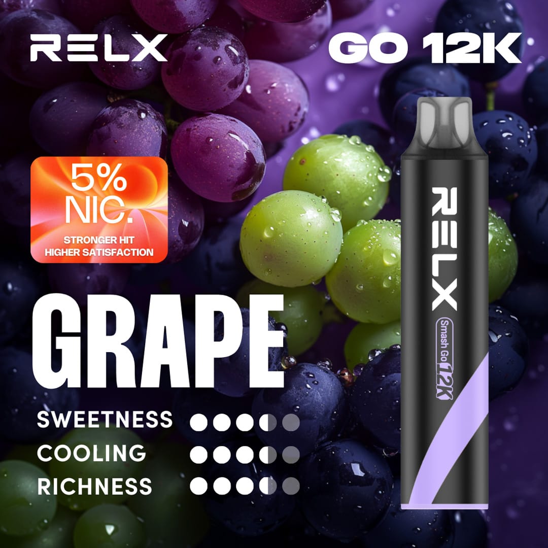 【RELX悅刻12000口拋棄式】一次性超大容量拋棄式電子煙-MEGA MESH鋼網芯-VAKA糖果雲煙館