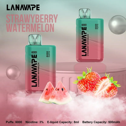 【LANA BAR BC 6000口】大容量新款拋棄式6000口-極冰系列一次性電子煙-VAKA糖果雲煙館