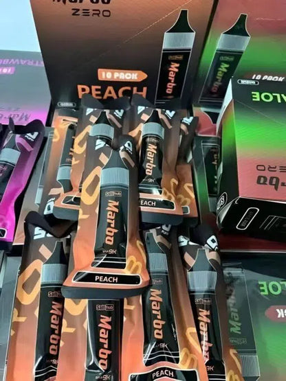 【Marbo Bar 9000拋棄式】新品一次性9000口Puffs電子煙 超高口數拋棄式電子煙｜Mesh霧化×可調氣流-VAKA糖果雲煙館